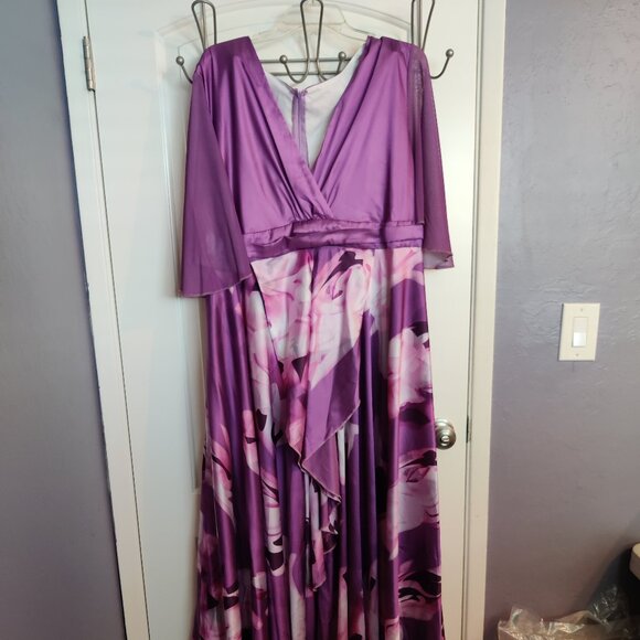Purple Maxi Dress - Picture 2 of 3